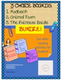 Choice Board Bundle (Macbeth, Animal Farm, Princess Bride)