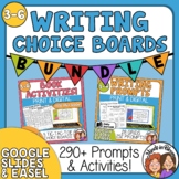 Choice Board Bundle Reading Activities Writing Prompts Dis