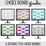 Choice Board Bundle (Remote Learning)