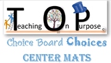 Choice Board Choices Center Mats