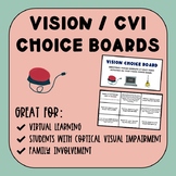 Choice Board: Cortical Visual Impairment (CVI)