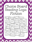 Choice Board Reading Logs: Fiction