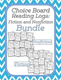Choice Board Reading Logs: Fiction and Nonfiction Bundle