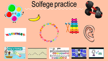 Preview of Choice Board- Solfege Practice