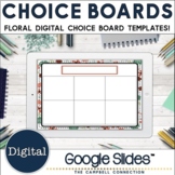 Editable Choice Board Template | Digital | Floral