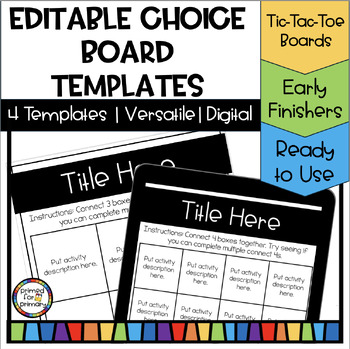 Brooks eAcademy Educational and Instructional Tools Blank Tic Tac Toe Board  (pdf)