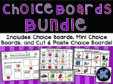 Choice Boards Bundle