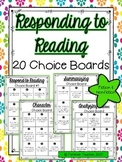 Choice Boards - Responding to Reading