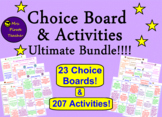 Choice Boards and Activities Ultimate Bundle!