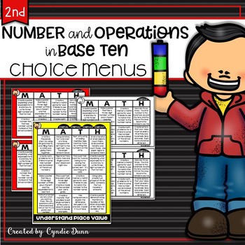 Preview of Choice Menus Choice Boards Second Grade NBT Early Finishers Fast Finishers