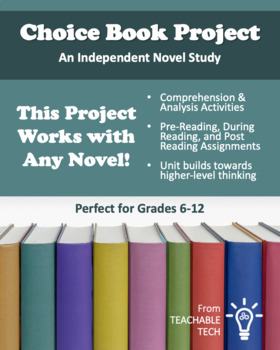 Preview of Choice Novel Project - An Independent Novel Study
