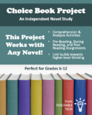 Choice Novel Project - An Independent Novel Study