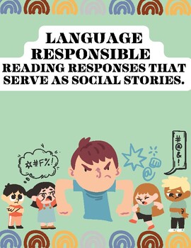 Preview of Choice Words: Social Stories and reading responses Stop Swearing: ADD, ODD, ADhd