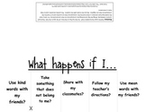 Choices and Consequences Flip Book Printable