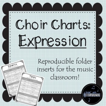 Preview of Choir Charts: Expression