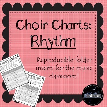 Preview of Choir Charts: Rhythm