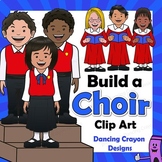 Children's Choir Clip Art | Choristers and Risers | Kids Chorus