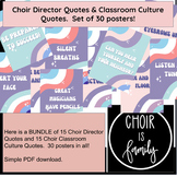 Choir Culture Quotes PLUS Choir Director Quotes BUNDLE!!