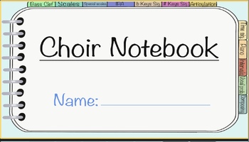 Preview of Choir Digital Notebook (#2)
