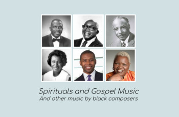 Preview of Choir Music History Lesson/Sub Plan- History of Spirituals/Gospel Music