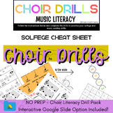 Choir Drills - NO PREP Sub or End of the Year Activity