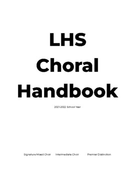 Preview of Choir Handbook