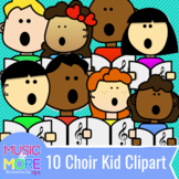 10 Choir Kids Clipart!