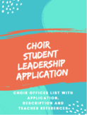 Choir Leadership Application