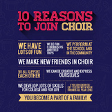 Choir Recruiting Poster