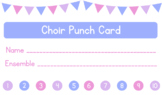 Choir Reward Punch Card Design 1