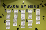 Choir Warm Up Wall Posters (Canva Template)