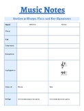 Choir Worksheet 4 - Sharps, Flats, and Key Signatures