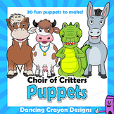 Choir of Animals Craft Activity | Paper Bag Puppet Animal 
