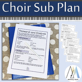 Choir sub plan for non specialist