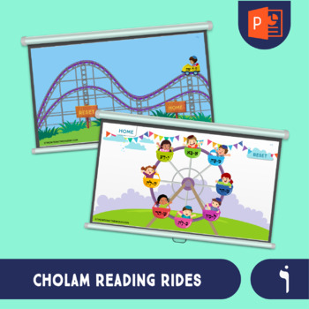 Preview of Cholam Reading Rides - Interactive Hebrew reading games Nekudos/Nekudot