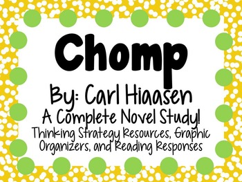 Preview of Chomp by Carl Hiaasen - A Complete Novel Study!