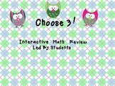Choose 3 Interactive Math