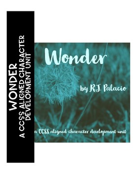 Preview of Choose Kind: A Wonder CCSS Aligned Character Development Unit