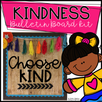 Wonderful be kind bulletin board ideas Choose Kind Bulletin Board Kit Classroom Door Decor By Teachinginhighheels