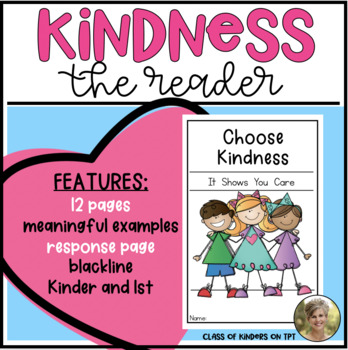 Preview of Reader - Choose Kindness - Valentine's Day & Any Day for Kinder & First