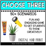 Choose Three! Ice Breaker Digital Learning Game