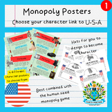 Choose Your Character Posters: Iconic Monopoly Characters 