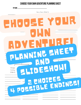 Preview of Choose Your Own Adventure - Writing Project and Slideshow!
