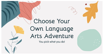 Preview of Choose Your Own Language Arts Adventure