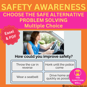 Preview of Choose the Safe Solution - Safety Awareness Pictures - Adults Safety Scenarios