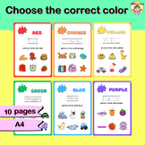 Choose the correct color.