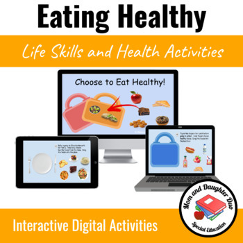 Preview of Choose to Eat Healthy! Distance Learning