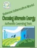 Choosing Alternate Energy - An Authentic Learning Task
