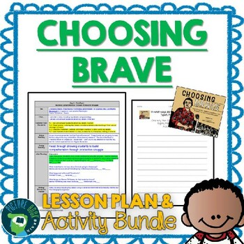 Preview of Choosing Brave by Angela Joy Lesson Plan and Activities