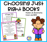 Choosing Just Right Books & 5 Finger Rule 